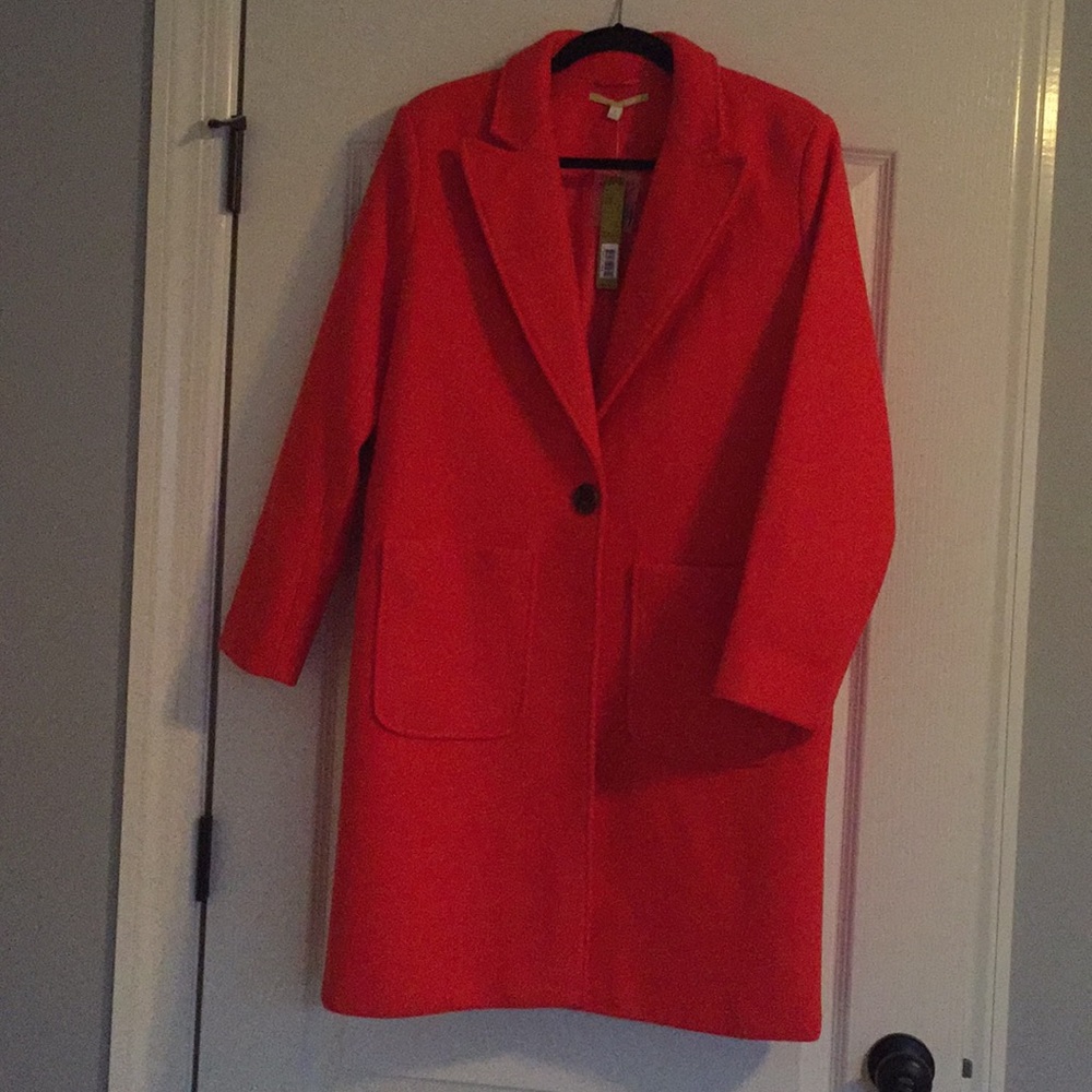 Flawless high quality name brand red winter coat